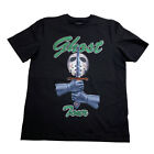MENS 100% AUTHENTIC ROKU STUDIO T-SHIRT SIZE Large Black Ghost Ski Mask