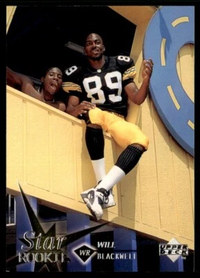 1997 Upper Deck Will Blackwell Rookie Pittsburgh Steelers #22 - Image 1 of 2