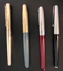 Set of four vintage Parker fountain pens