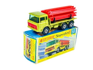 Matchbox Lesney Superfast MB58 DAF Girder Truck w/G Style Box - Picture 1 of 12