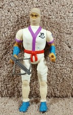 1985-1986 Anabasis Coleco White Ninja Rambo Chuck Norris Karate Action Figure
