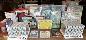 75 ITEM BUNDLE: New Nintendo 3DS Xl - Pikachu Ed., 24 games, 30 amiibo, & MORE! - Picture 1 of 17