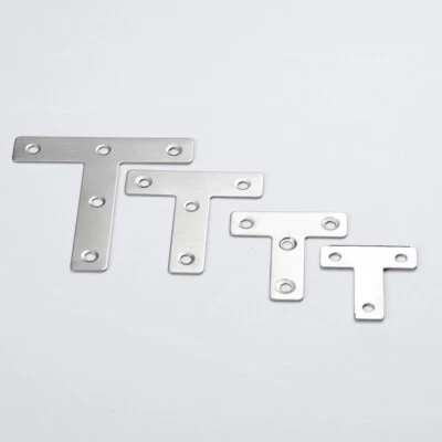 Soportes De Esquina De Calidad Placa En T Soporte De Acero Inoxidable - Imagen 1 de 3