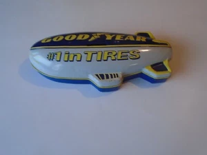 Vintage Goodyear Blimp Aircraft Tin Piggy Bank number 1 in tires usa - Picture 1 of 4