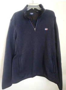 Suéter Pesado Vintage Chaps by Polo Ralph Lauren Azul Oscuro Para Hombre XL Usado - Imagen 1 de 11