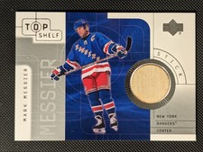 2001-02 Upper Deck Top Shelf Sticks Mark Messier #S-MM (Game-used)