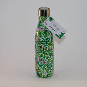 Lilly Pulitzer Starbucks S'well Swell Bottle NWT  Floral Print - Picture 1 of 2