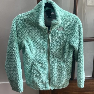 Chaqueta polar de laurel verde forrada con cremallera completa The North Face para niña talla M 10/12  Foto 1 de 4