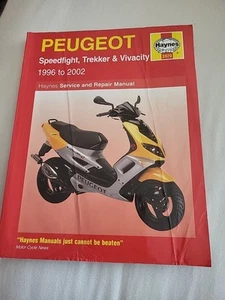 Haynes Peugeot Speedfight Trekker & Vivacity Scooters Haynes Manual 1996 to 2002 - Picture 1 of 3