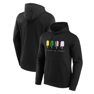 Tour de France Hoodie Men's Cycling Creme Graphic Black Top - New - Picture 1 of 3
