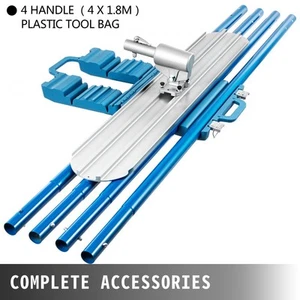 Magnesium Bull Float 48x8 Round End Concrete Finishing Tool with Handle Kit - Picture 1 of 8