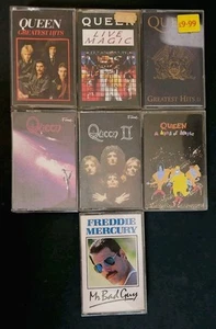 Queen Freddie Mercury Cassette Tape Joblot I II Hits Kind of Magic Live etc. SP1 - Picture 1 of 3