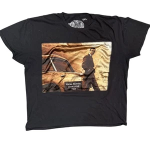Bastille From Russia With Love TShirt Silk Patch Made in Italy Cotton Black XXL - Picture 1 of 8