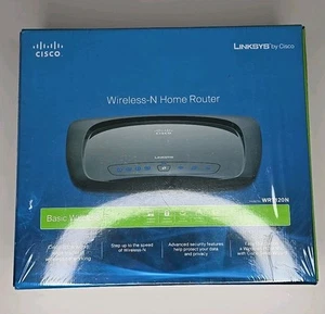 Linksys by Cisco Wireless-N Home Router Model WRT120N 4-Port 10/100 Ethernet NEW - Picture 1 of 5
