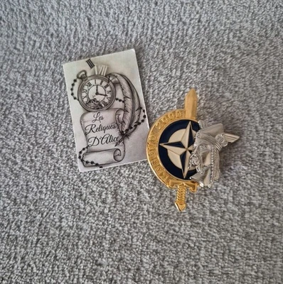 insigne / pin's 92 RI régiment d'infanterie Kosovo 2000 KFOR sans marque - Photo 1/4