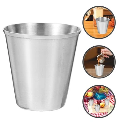  18 Pcs Coppe Coppette Tazze Inossidabili Bicchiere Acciaio Inossidabile - Immagine 1 di 4