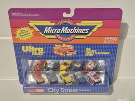 Galoob Micro Machines 1989 Sealed Set #50 City Street Collection