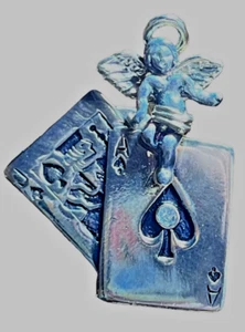 Good Luck Angel Pin Sitting On 21 - Picture 1 of 3