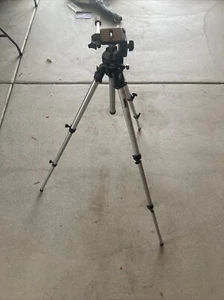 Bogen Manfrotto 3001N Professional Video Tripod w/ 3126 Fluid Head. No Bag. - Picture 1 of 8