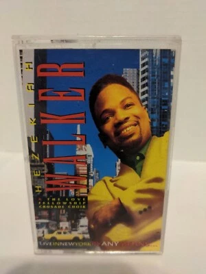Hezikiah Walker Live In New York By Any Means 11 track 1995 CASSETTE TAPE tested - Image 1 of 4