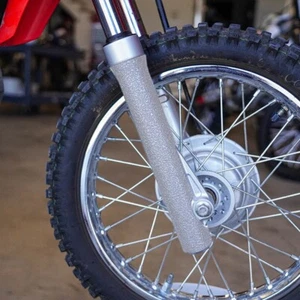 Grey Lower Fork Guards 1985-2013 Honda XR100 CRF100 Shock Protectors XR CRF 100 - Foto 1 di 3