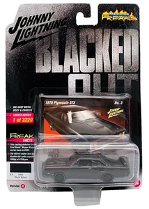 Johnny Lightning 1:64 - Street Freaks - 1970 Plymouth GTX (Black) - Picture 1 of 2