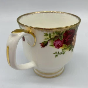 Royal Albert Old Country Roses Montrose Tasse runder Sockel Tee Kaffeebecher Bone China - Bild 1 von 8