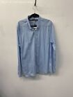 Stardust Renuar Blue Button Up Shirt Long Sleeve Slim Fit - Size 2Xl New W/ Tags