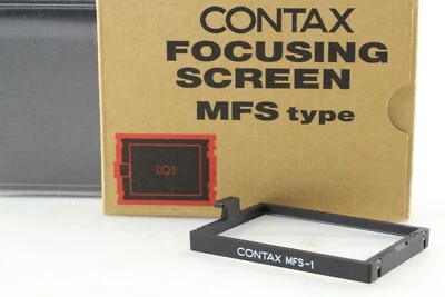 [Unused /Box] Contax MFS-1 Split Image Micro Prism Focusing Screen for 645 JAPAN - Image 1 of 4