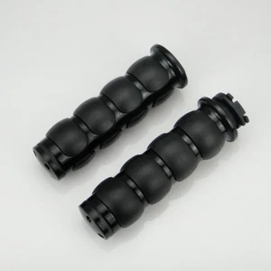 1" Handlebar Handle Grips For Yamaha Virago 250 535 750 1100 V-Max Black - Bild 1 von 5