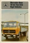 Mercedes-Benz 16 Ton 2-Axle Rigid Truck 1979-81 Uk Market Sales Brochure 1617