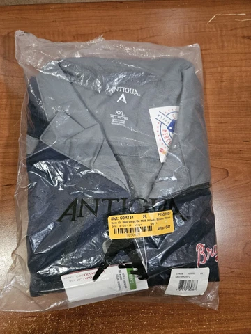 Atlanta Braves Officially Licensed Men's Discover Jacket Size 2XL Blue See Pics Cover