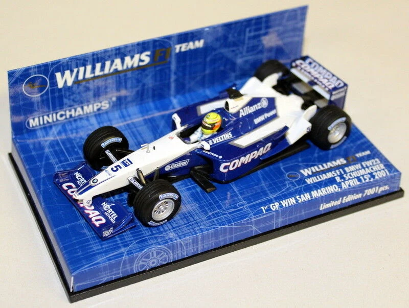 Minichamps 1/43 400 010025 Williams F1 BMW FW23 R Schumacher San Marino GP - Photo 1/1