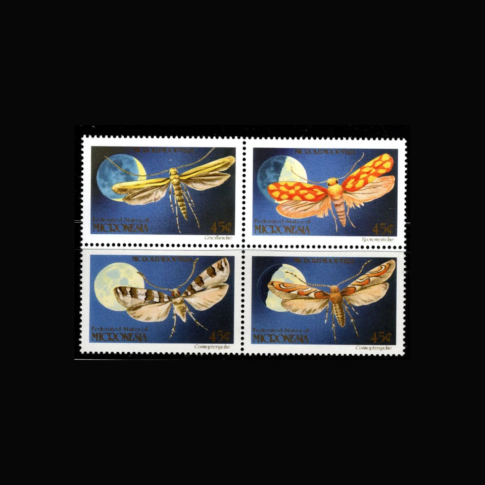 GTSTAMPS, Micronesia, Sc #130a, MNH, 1990, POLILLAS, INSECTOS Foto 1 de 1