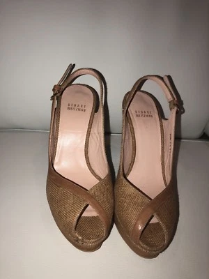 Stuart Weitzman 6,5 cuña oro tostado  Foto 1 de 3