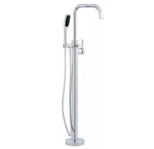 Miseno MNO194ACP Floor Mounted Tub Filler w/Integrated Valve & Diverter - Chrome - Picture 1 of 1