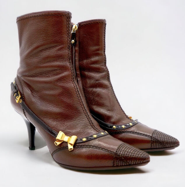 2022 Nuevo Estilo LV-LOUIS VUITTON FENDI Carta Zapatos De Mujer Botas De  Suela Gruesa Tobillo