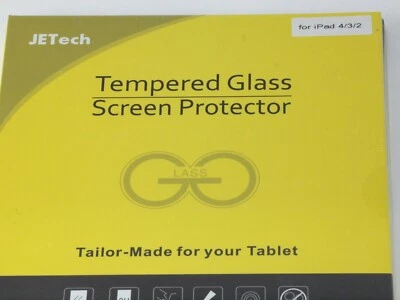 JETech Tempered Glass Screen Protector for iPad 4/3/2 - Image 1 of 4