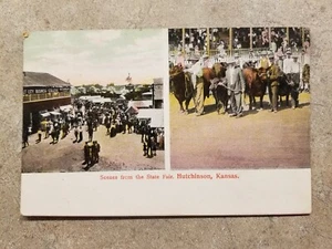 1 Hutchinson KS Kansas Postcard - Scenes from the State Fair Unposted - Picture 1 of 4