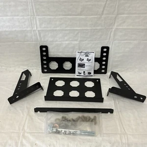 Battery Mounting Trays Bracket Heavy-Duty Metal Steel Black - Picture 1 of 7