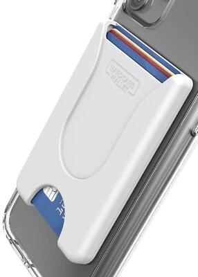 Cartera para teléfono celular cubierta, soporte para tarjeta de crédito adhesivo - Funciona con empuñaduras Foto 1 de 4