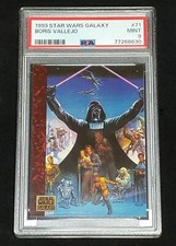 1993 Topps Star Wars Galaxy Series 1 #71 Boris Vallejo Darth Vader PSA 9 Mint