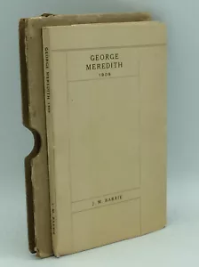 GEORGE MEREDITH by J.M. Barrie - 1914 - vintage - limited ed. - tribute - Picture 1 of 4