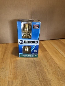 BRINKS STRAPAZIERFÄHIG INNEN NICHT VERRIEGELNDER TÜRKNAUF FÜR BETT & BAD MESSING poliert - Bild 1 von 6