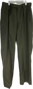 Vintage Slovakian Euro Surplus Military Uniform Pants 31 x28 Slovakia Army Green - Picture 1 of 4