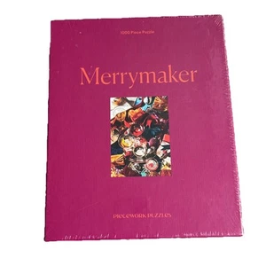 Merrymaker Sealed Piecework For Anthropologie 1000pc Jigsaw Puzzle 19.25 X 26.6” - Picture 1 of 5