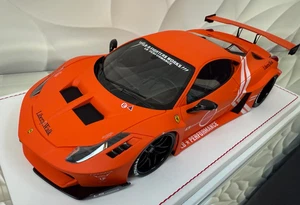 1/18 LB Silhouette Works Ferrari 458 GT  Fighter Orange Ltd Ed  No 54 of 66pcs - Picture 1 of 21