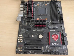 MSI 970 Gaming MS-7693 Ver.4.2 AMD 970 Mainboard ATX AM3+ FOR PARTS OR REPAIR - Picture 1 of 3