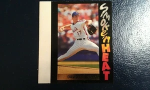 David Cone New York Mets 1992 Fleer Smoke N Heat PROOF White Strip - Picture 1 of 2