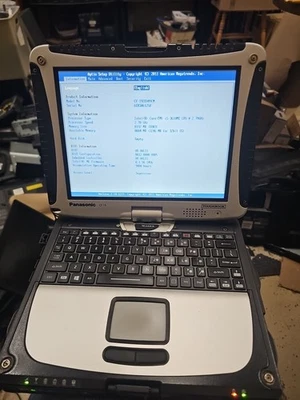 Panasonic Toughbook CF-19, i5-3610ME @ 2,7 GHz, 8 GB RAM, SIN HD/caddy 9400 horas Foto 1 de 4